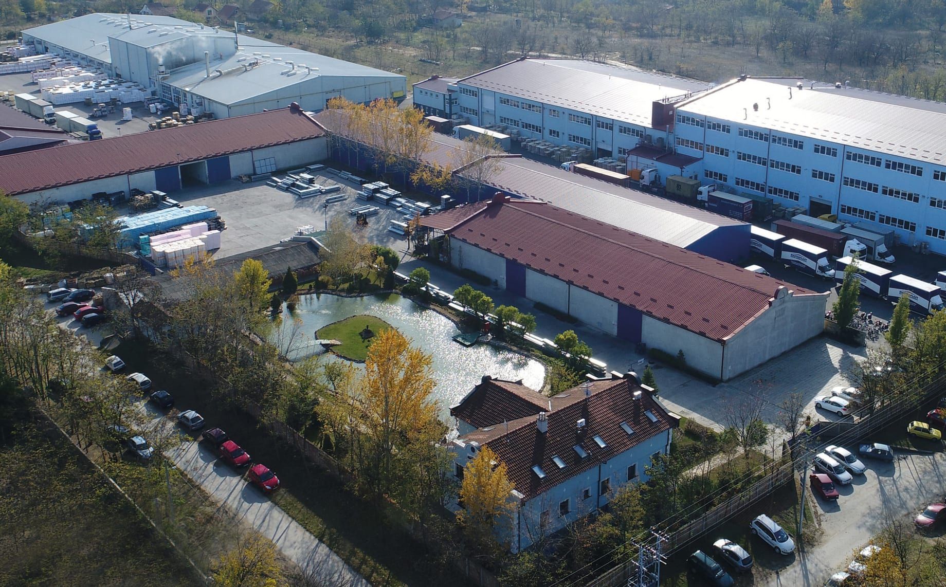 The Subotica plant seen from the air